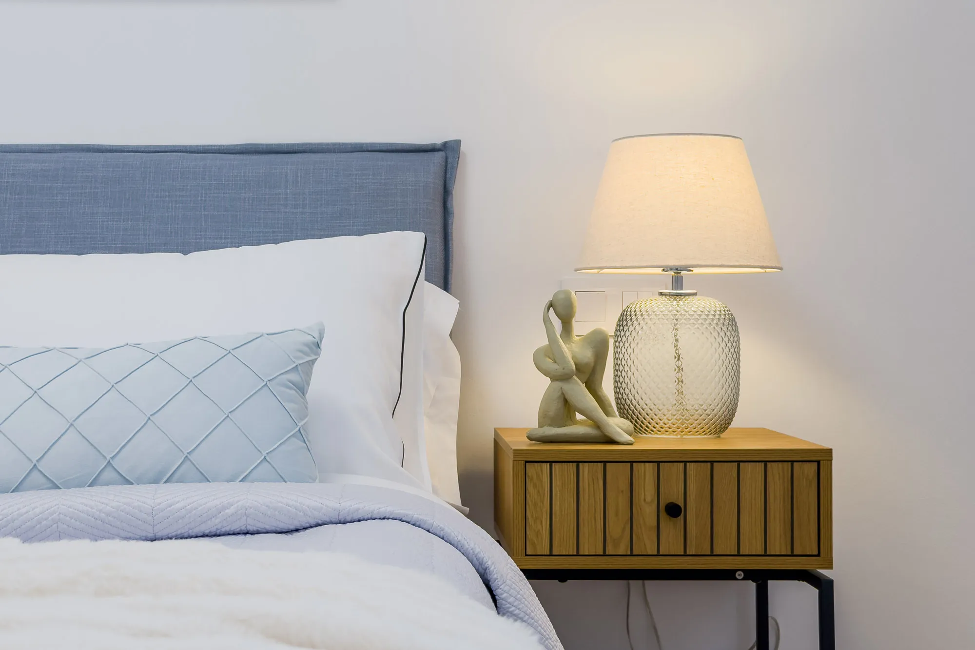 Dormitorio de Sant Domènec, en Sant Cugat del Vallès, tras el home staging